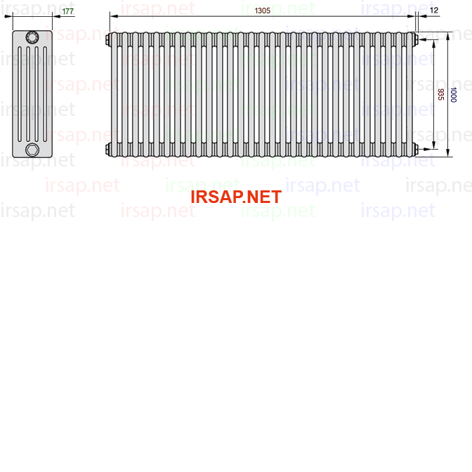 Радиатор IRSAP Tesi 51000/29 T02 CL 01